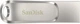 Накопитель SanDisk металлический 512 ГБ USB 3.2 Type-A Type-C Серебряный - изображение 1