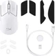 Миша HyperX Pulsefire Haste 2, RGB, USB-A/WL/BT, білий - зображення 3