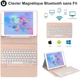 JADEMALL чехол клавиатура для iPad 9.7 дюйма AZERTY Bluetooth розовый (французская раскладка) - изображение 5
