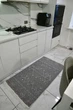 Ковер двусторонний хлопковый 80x150 см Серо-розовый - изображение 1