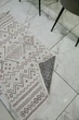 Ковер двусторонний хлопковый 80x150 см Серо-розовый - изображение 6