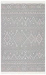 Ковер двусторонний хлопковый 80x150 см Серо-розовый - изображение 7