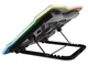 Подставка для ноутбука до 17" GXT 1126 Aura, Black, 1x20 см вентилятор, RGB подсветка Trust 000357361 - изображение 3