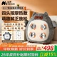 Массажер MIAOJIE M17 беспроводной для шеи, плеч, спины, поясницы и ног с разминанием и подогревом, дизайн «кошка» - изображение 2