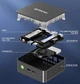 Неттоп NucBox G3S, Titanium Grey, N95 (4x0.1-3.4 GHz), 8Gb DDR4 3200 MHz SO-DIMM GMKtec (teh0033227) - зображення 4