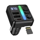Авто зарядний пристрій з FM-модулятором Hoco E89 Libre 45W (1A1C) car BT FM transmitter Чорний - зображення 3