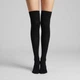 Жіночі довгі гольфи шкарпетки гетри Honey Fashion Accessories 35-40р чорний (1-111) - зображення 1