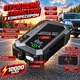 Пусковое устройство для авто 10000 mAh Бустер с компрессором и фонарем, Джамп стартер для запуска автомобиля - изображение 4