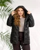 Жіноча демісезонна стьобана куртка з високим коміром ELFBERG VM-805 56-58 Чорний (2000001099087) - изображение 2