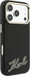 Чохол для смартфона Apple iPhone 18 Pro/17 Pro Karl Lagerfeld Grained with Resin Signature Logo MagSafe Black (KLHMP18L6PWKSRSK) - зображення 4
