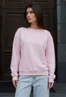 Женский свитшот Стаф розовый оверсайз на флисе теплый спортивная кофта Staff zy pink oversize fleece L (405130) - изображение 1