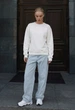 Жіночий світшот Staff zy white oversize fleece S - изображение 4