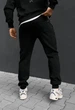 Мужские спортивные штаны Стаф черные на флисе с логотипом Staff ho black logo fleece L (404462) - изображение 2