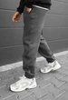 Мужские спортивные штаны стаф серые с логотипом на флисе Staff pul gray logo fleece XS (404466) - изображение 3