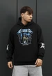 Мужская кофта стаф черная с принтом на флисе спортивная Staff metal fleece M (404474) - изображение 1