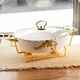 Мармитница фарфоровая для вторых блюд Margaret 1,5 л Yiwu YYSH1215 - изображение 2