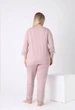 Пижама Cotpark лонгслів, брюки 2XL пудра 30465-B-02 - зображення 4