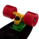 Пеніборд скейтборд дитячий чорний 3в1 із захистом і шоломом Fishskateboards 8603 Black-Red - зображення 5
