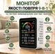 9-в-1 AQI Анализатор воздуха, детектор угарного газа, детектор утечки газа, AQI измеритель качества воздуха, монитор загрязнения воздуха - изображение 1