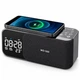 Портативна Bluetooth-колонка SHABA WD-500 Чорна, 5 Вт, Bluetooth 5.1, FM-радіо, бездротова зарядка 10 Вт, 2 будильники - зображення 1