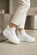 Кроссовки высокие женские Fashion белые из Натуральной кожи 348566_36 (23 см) - изображение 1