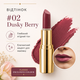 Губная помада Lambre Classic Exclusive Colour №02 Dusky Berry ягодый оттенок 4г - изображение 2