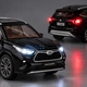 Машинка Toyota Highlander Hybrid игрушка моделька металлическая коллекционная 20 см Черный (6890511) - изображение 6