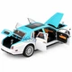 Машинка Rolls Royce Phantom игрушка моделька металлическая коллекционная 20 см Бело-бирюзовый (3122746) - изображение 3