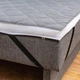 Ортопедичний матрац-топпер Family Sleep Sky Gray-White для дивана чи ліжка 95×180 см (НФ-00000535) - изображение 6