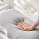 Подушка ортопедична IDEIA CloudTherapy 65х40х10 см Анатомічна з ефектом памʼяті для сну на боці, спині та животі з наволочкою на блискавці Сіра (4820227288649) - зображення 8