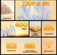 Проектор Magcubic HY300 Max Android 14 400 ANSI 1/8GB Wi-Fi 6 Bluetooth Автофокусом та підтримкою 8K Домашній кінотеатр - зображення 2