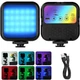 Портативная LED лампа с креплением для телефона RGB видеосвет для селфи и съемки 12 световых эффектов (XC652) - изображение 8