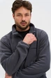Кофта флісова чоловіча Norwin Tech Fleece графіт, базова, тепла, з високим коміром 3XL - зображення 3
