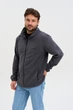 Кофта флісова чоловіча Norwin Tech Fleece графіт, базова, тепла, з високим коміром 3XL - зображення 4