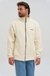 Кофта флісова чоловіча Norwin Tech Fleece молочна, базова, тепла, з високим коміром L - зображення 1