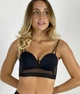 Бюстгальтер push-up без каркасов 6605 Lora Iris черный 75C - изображение 2