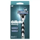 Станок для гоління чоловічий (бритва) Gillette Mach3 з 2 змінними картриджами - изображение 1