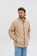 Кофта флісова чоловіча Norwin Tech Fleece бежева, базова, тепла, з високим коміром 3XL - зображення 2