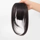 Накладна чолка HairEtension, чорна - зображення 2