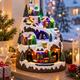 Рождественское селение XXL LIVARNO home с подвижным поездом и фигурками, 25 LED - изображение 2