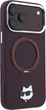 Чохол для смартфона Apple iPhone 18 Pro/17 Pro Karl Lagerfeld Ring Stand 360 Choupette Head Pin MagSafe Burgundy (KLHMP18LPSRSCHHR) - зображення 3