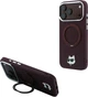 Чохол для смартфона Apple iPhone 18 Pro/17 Pro Karl Lagerfeld Ring Stand 360 Choupette Head Pin MagSafe Burgundy (KLHMP18LPSRSCHHR) - зображення 7