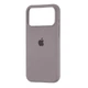 Чохол WAVE Full Silicone Case із захистом 360 по корпусу з внутрішнєю мікрофіброю для iPhone 16 Pro Max Pebble - зображення 1