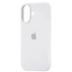 Чехол WAVE Full Silicone Case с защитой 360 по корпусу и внутренней микрофиброй для iPhone 17 White - изображение 1