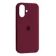 Чехол WAVE Full Silicone Case с защитой 360 по корпусу и внутренней микрофиброй для iPhone 16 Marsala - изображение 1