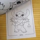 Раскраска Стич Stitch А4 набор 3 шт (37107) - изображение 4