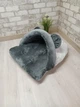 Лежак норка з капюшоном для котів та собак Animals_joy S 60*50 cм (035) - зображення 1