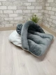 Лежак норка з капюшоном для котів та собак Animals_joy S 60*50 cм (035) - зображення 2