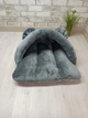 Лежак норка з капюшоном для котів та собак Animals_joy S 60*50 cм (035) - зображення 3