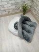 Лежак норка з капюшоном для котів та собак Animals_joy М 70*60 cм (036) - зображення 5
